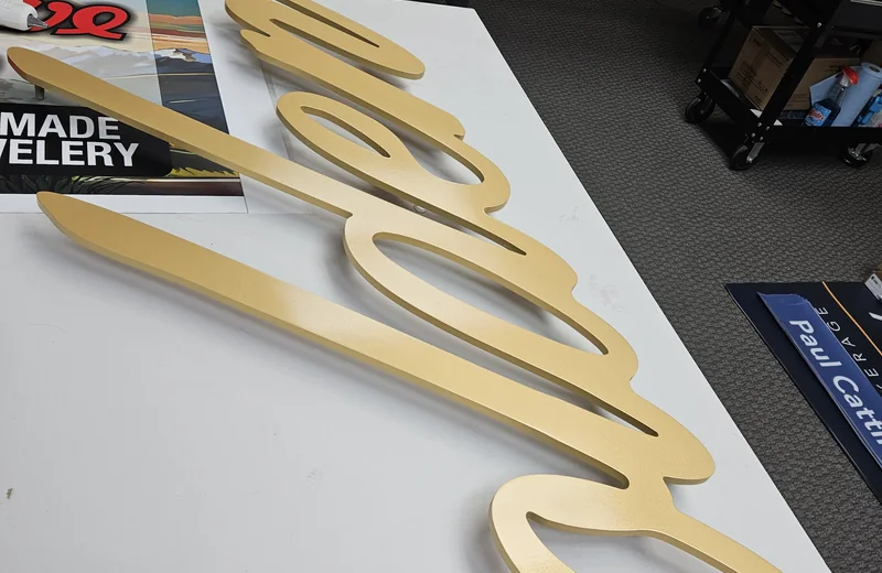 Golden dimensional logo components for Golden Hour Wine Bar