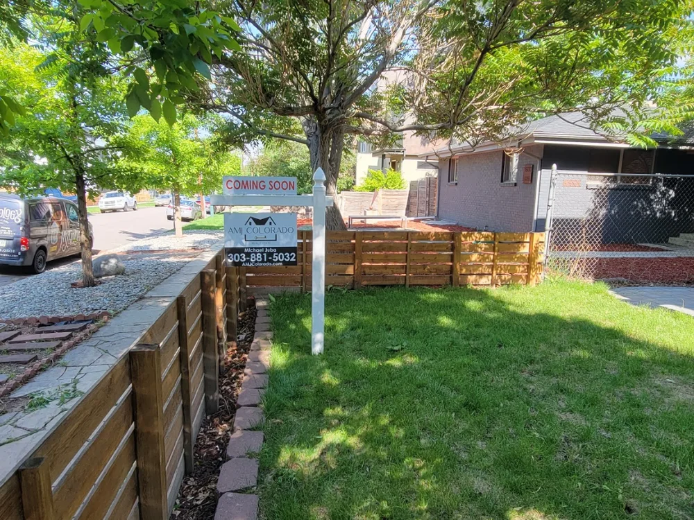 Temporary property sign produced by S2