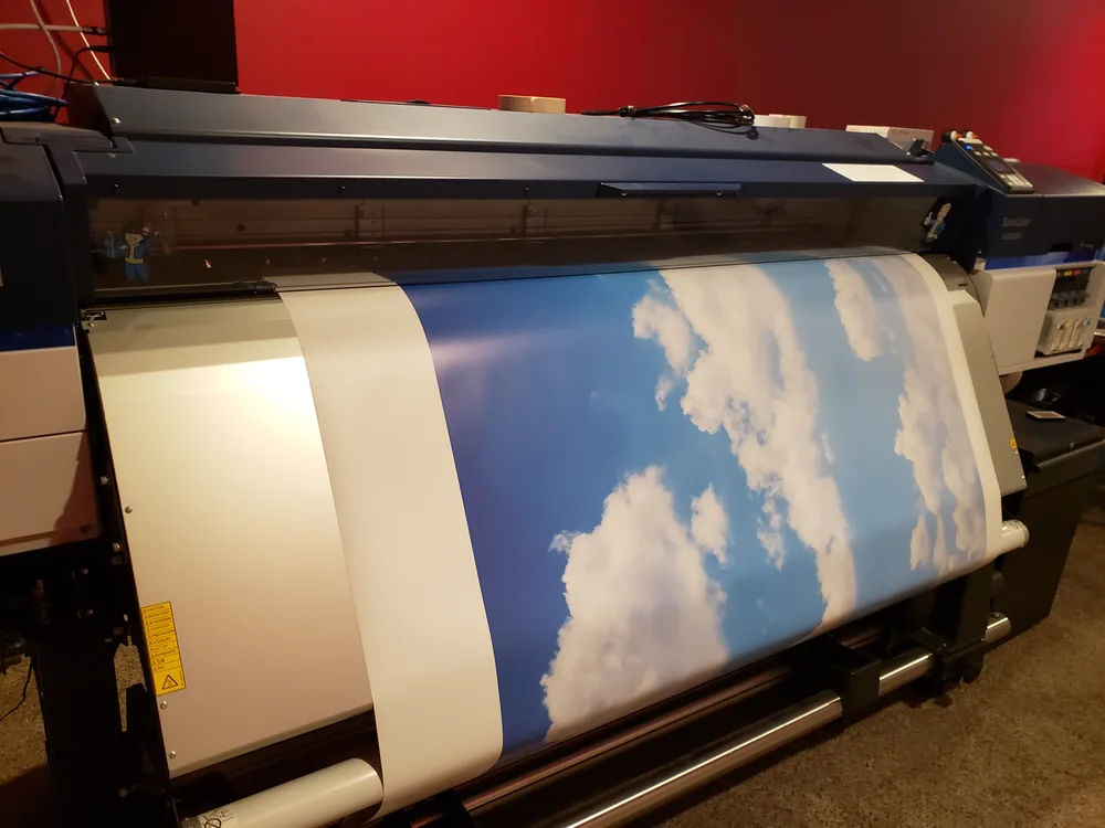 Large-format branded image printing